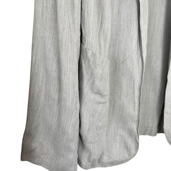 Talula Aritzia Gray Business Casual Academia Blazer Jacket Women’s Size 2 - Picture 5 of 9